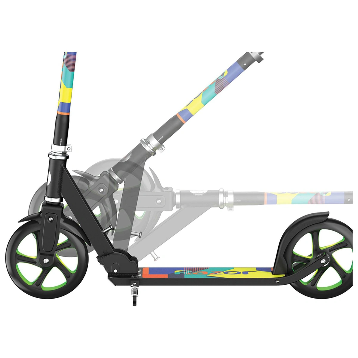 Razor A5 Lux Light Up Foldable Big Wheel Scooter
