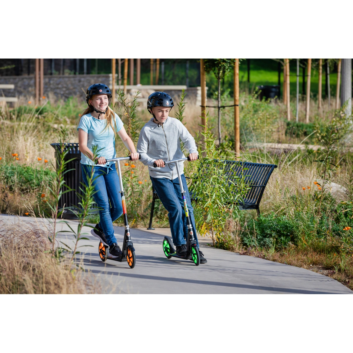 Razor A5 Lux Light Up Foldable Big Wheel Scooter