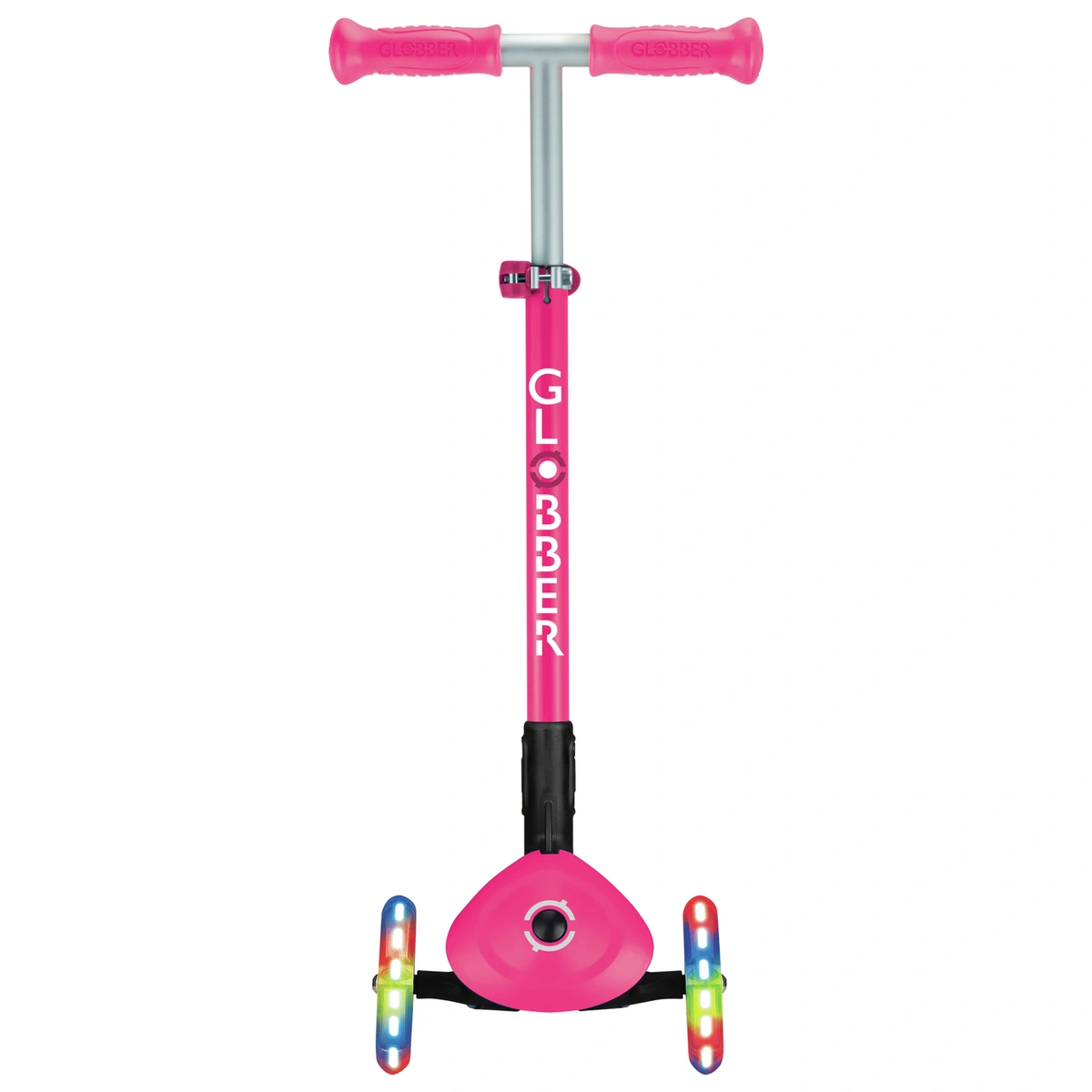 Globber Expert Foldable 3 Wheel Scooter - Pink