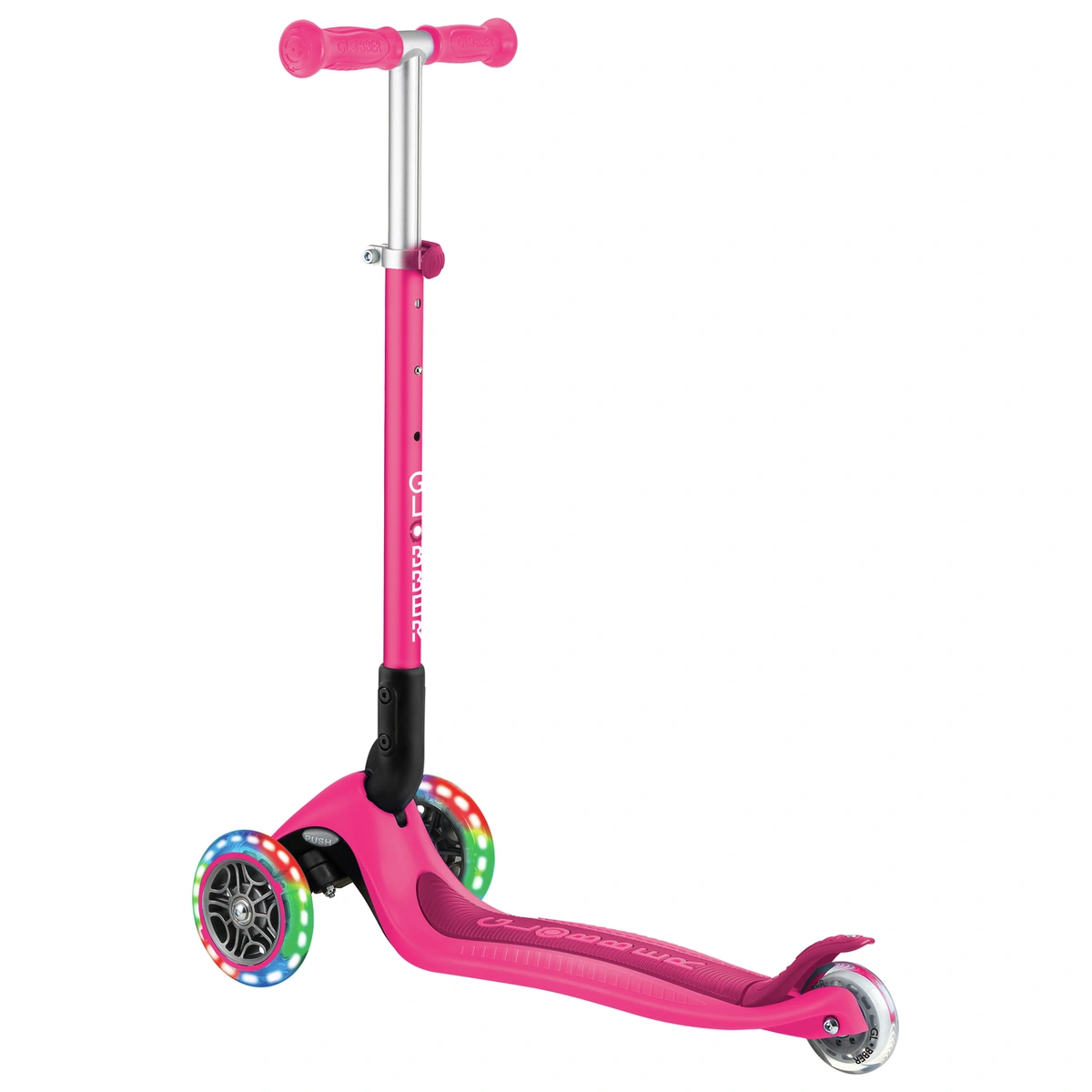 Globber Expert Foldable 3 Wheel Scooter - Pink