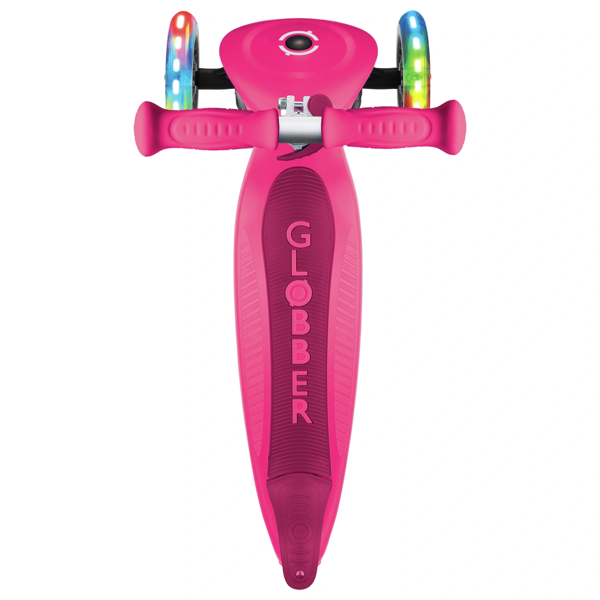 Globber Expert Foldable 3 Wheel Scooter - Pink