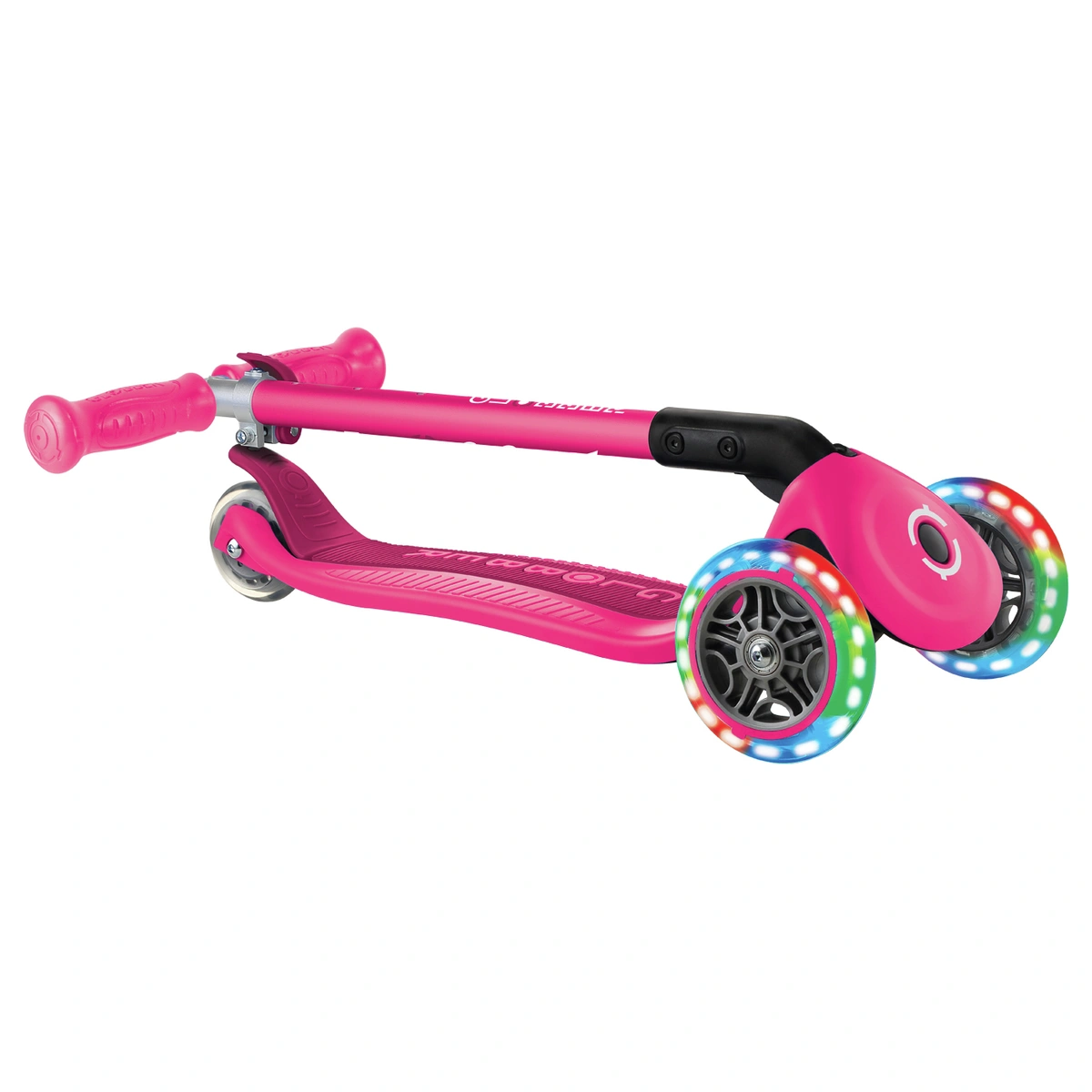 Globber Expert Foldable 3 Wheel Scooter - Pink
