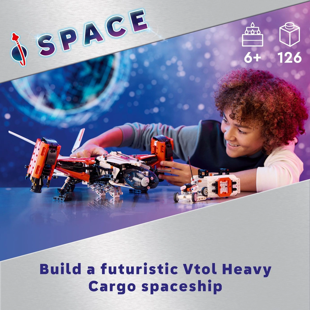 LEGO Technic VTOL Heavy Cargo Spaceship LT81 Space Toy 42181