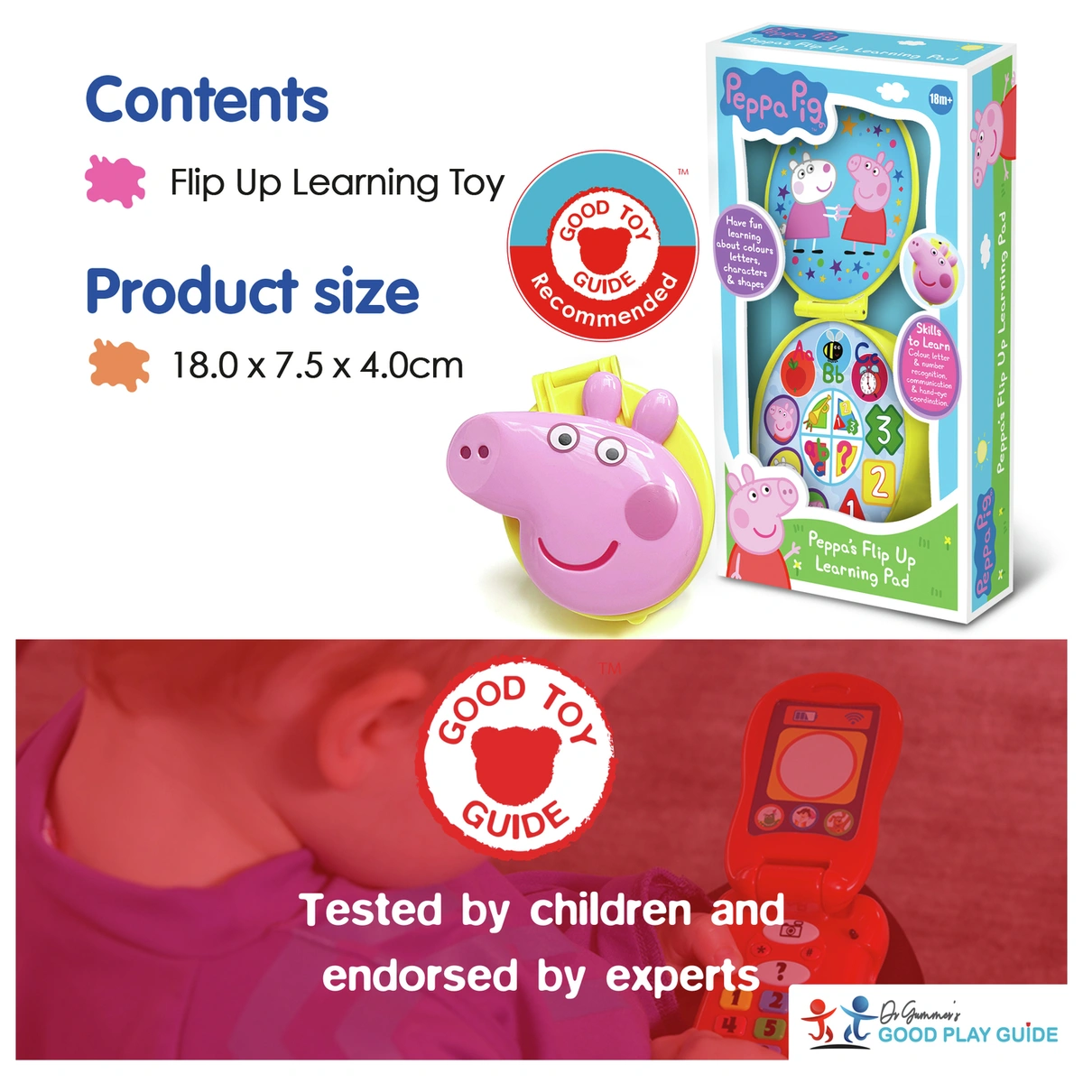 Peppa Pig Flip Up Learning Pad