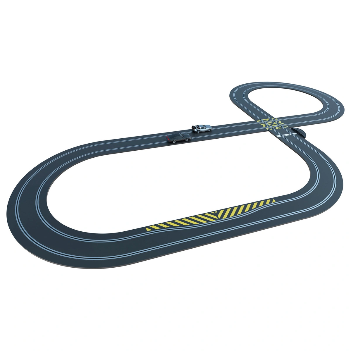 Scalextric 1980s TV  Back to the Future vs Knight -Rider Set