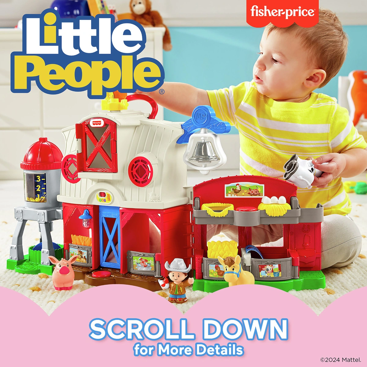 Fisher-Price Little People Caring for Animals Farm Playset