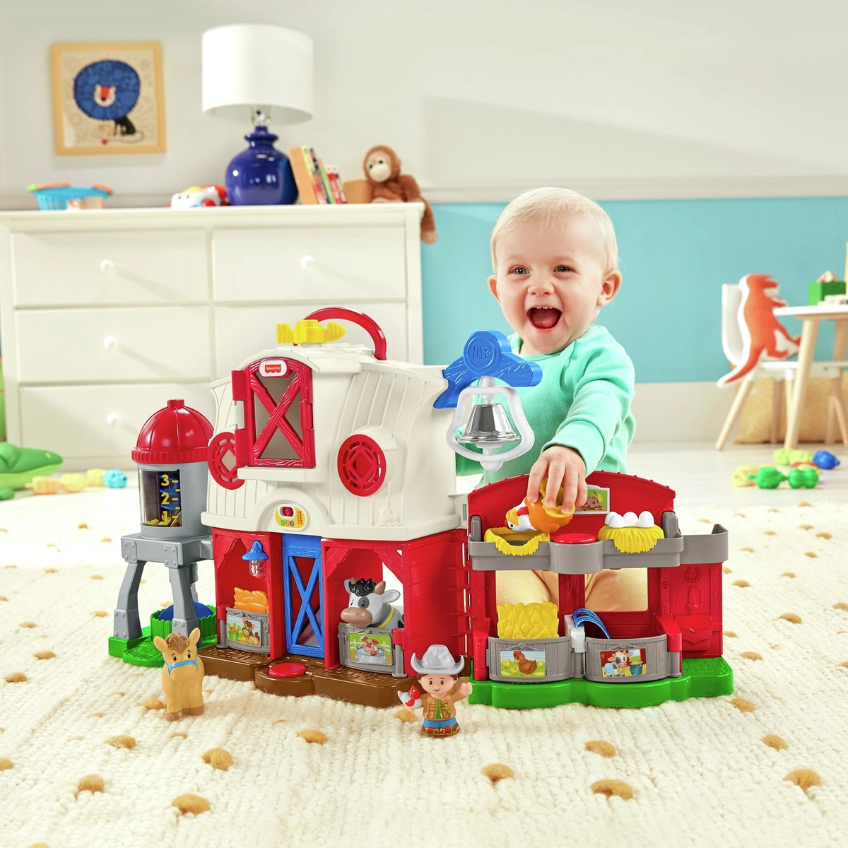 Fisher-Price Little People Caring for Animals Farm Playset