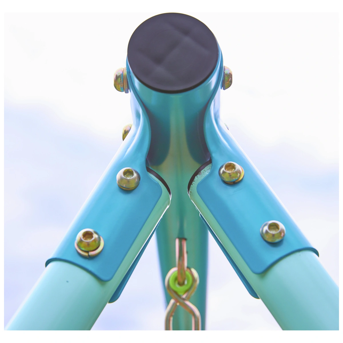 TP Toys Kids Double Swing Set With Glide Ride