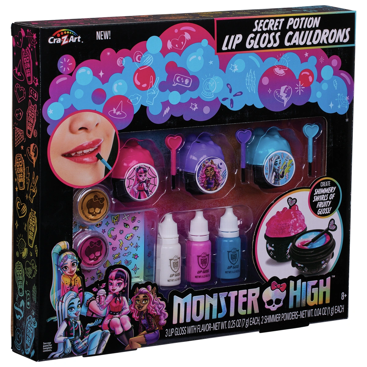 Monster High Secret Potion Lip Gloss Cauldrons