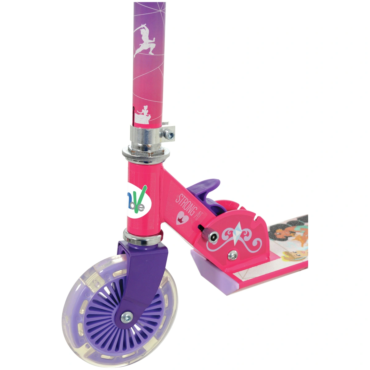 Disney Princess Kids Foldable 2 Wheel Scooter