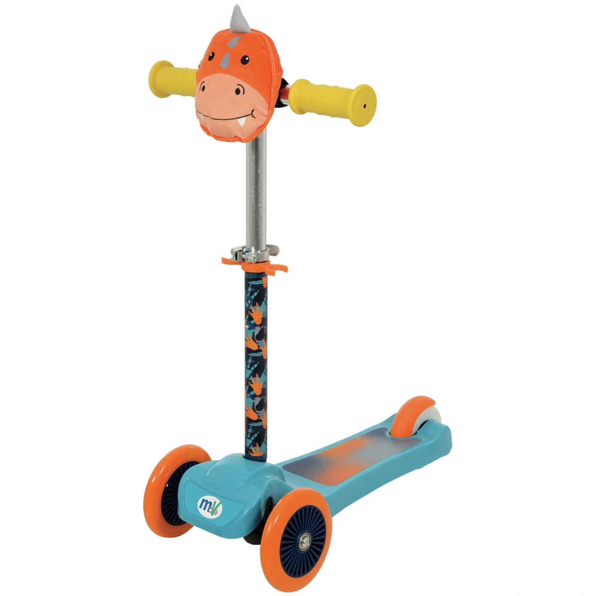 MoVe Dino Squishle Mini Go Kids 3 Wheel Scooter