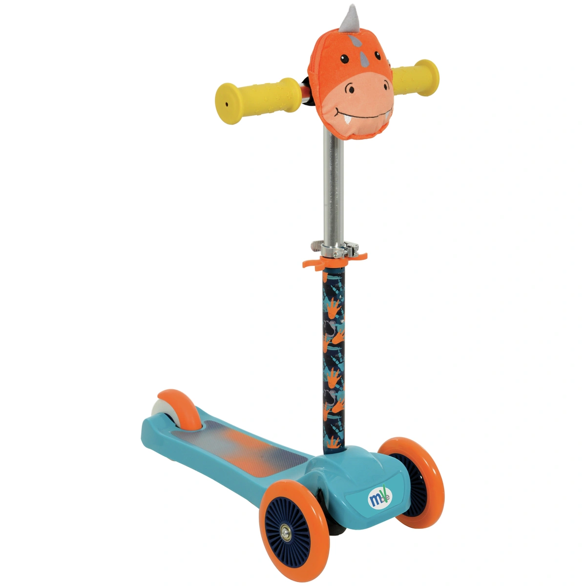 MoVe Dino Squishle Mini Go Kids 3 Wheel Scooter
