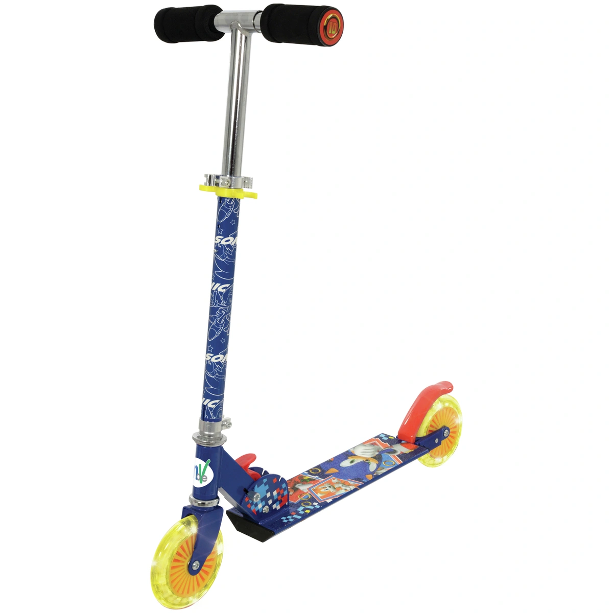 Sonic Foldable Light Up 2 Wheel Scooter