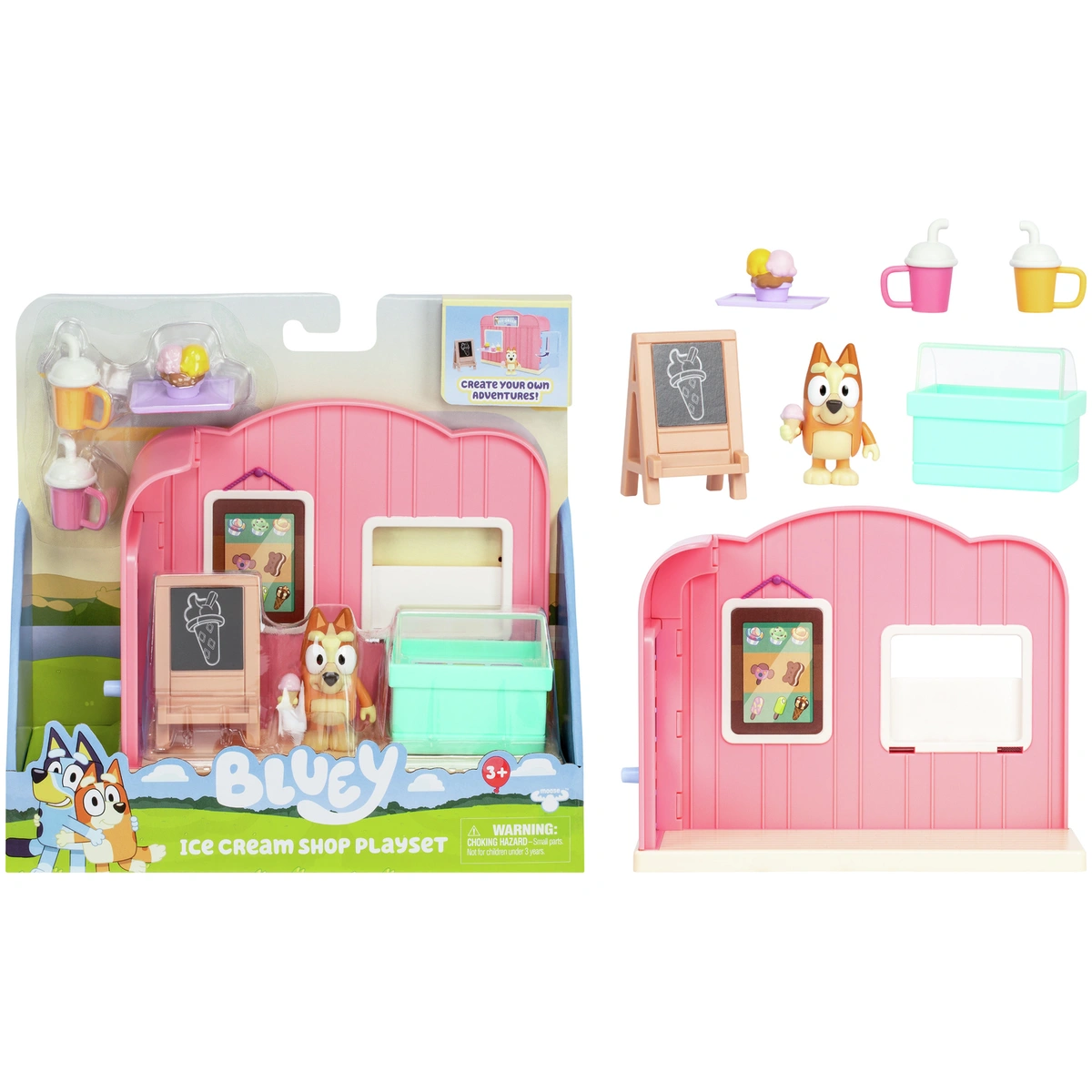 Bluey S10 Ice-cream Shop Mini Playset
