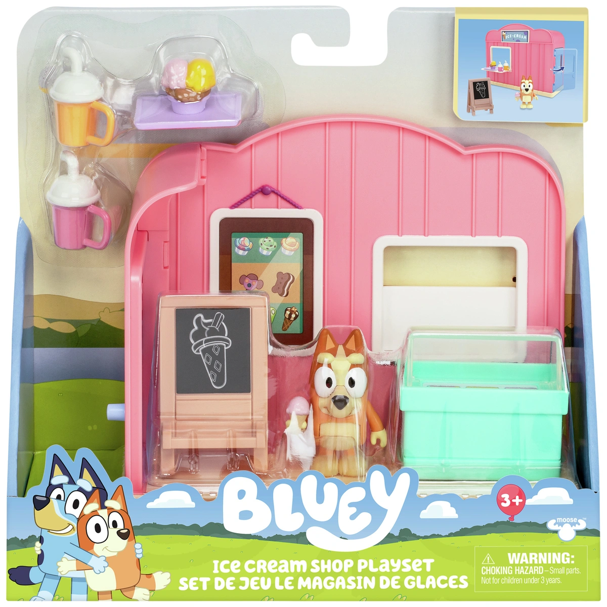 Bluey S10 Ice-cream Shop Mini Playset