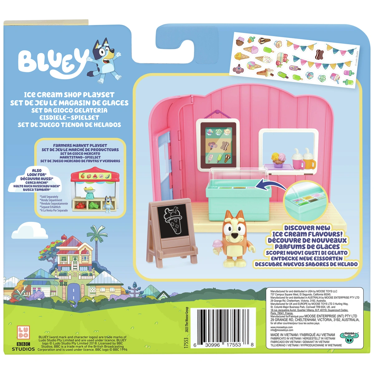 Bluey S10 Ice-cream Shop Mini Playset