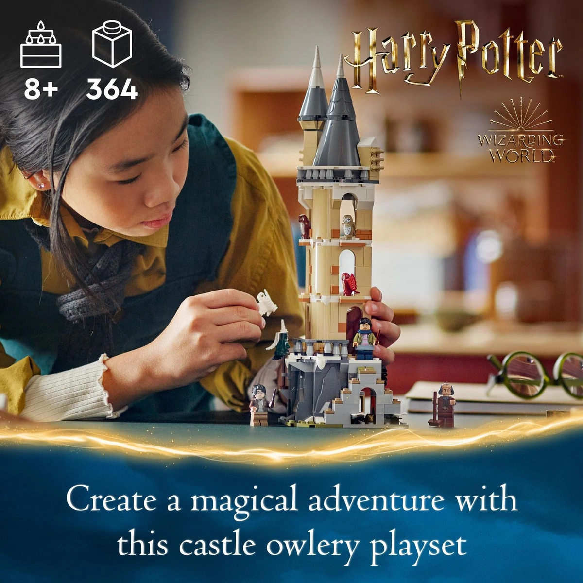 LEGO Harry Potter Hogwarts Castle Owlery With Toy Owls 76430