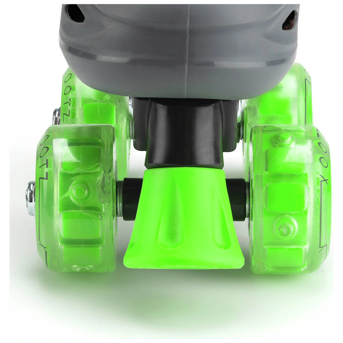 Xootz LED Quad Skates - Green