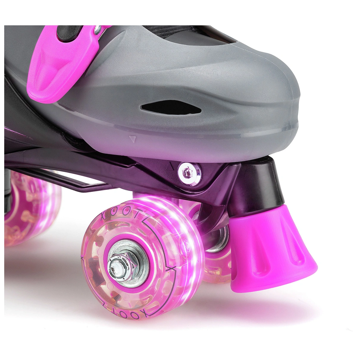 Xootz LED Quad Skates - Pink