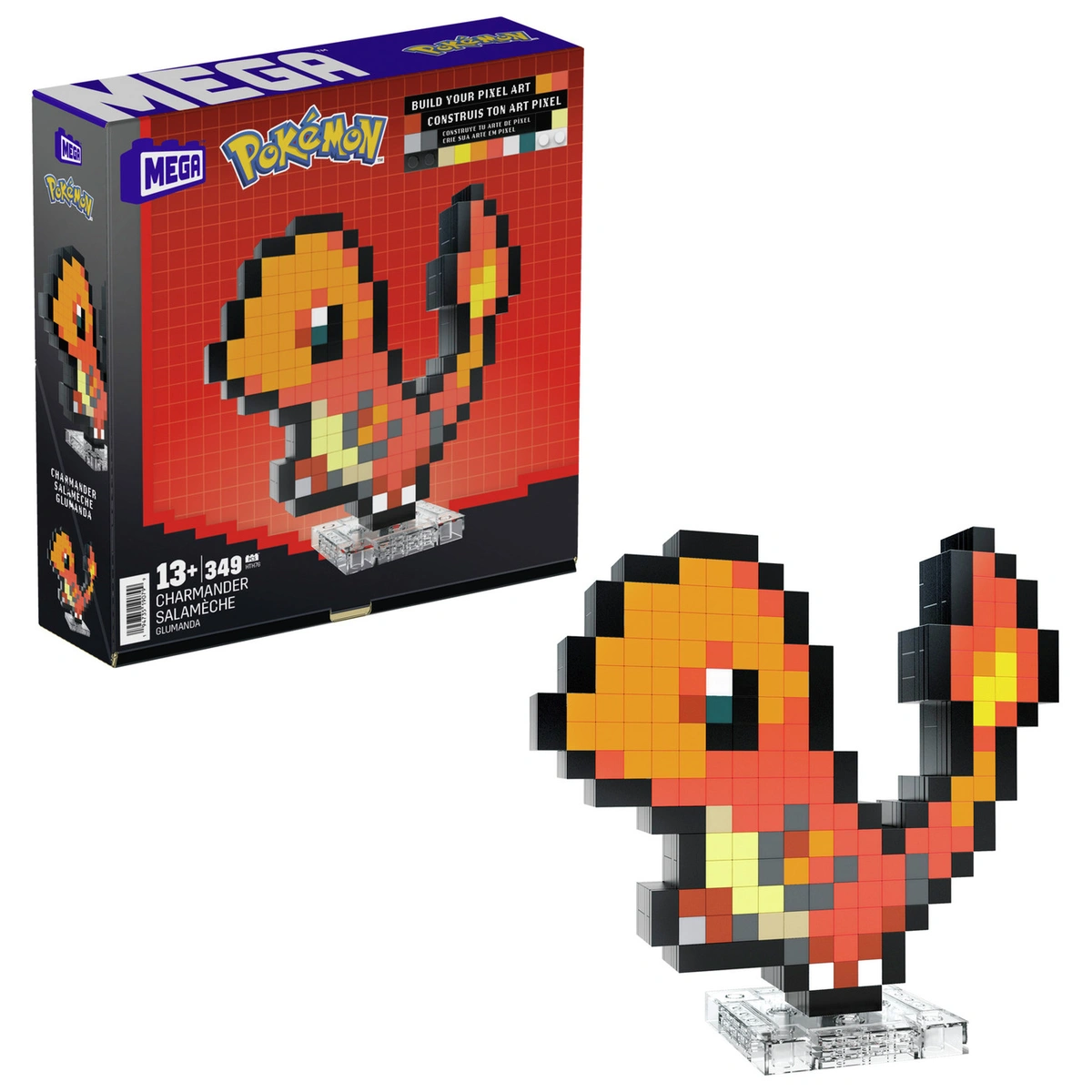 MEGA Pokémon Pixel-Art: Charmander Building Set