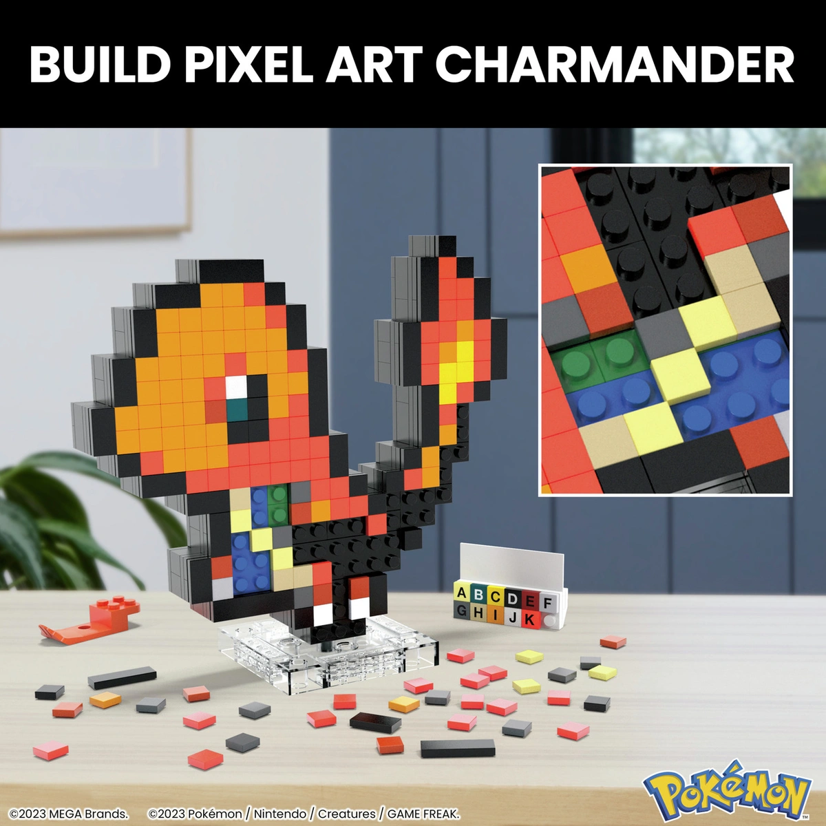 MEGA Pokémon Pixel-Art: Charmander Building Set