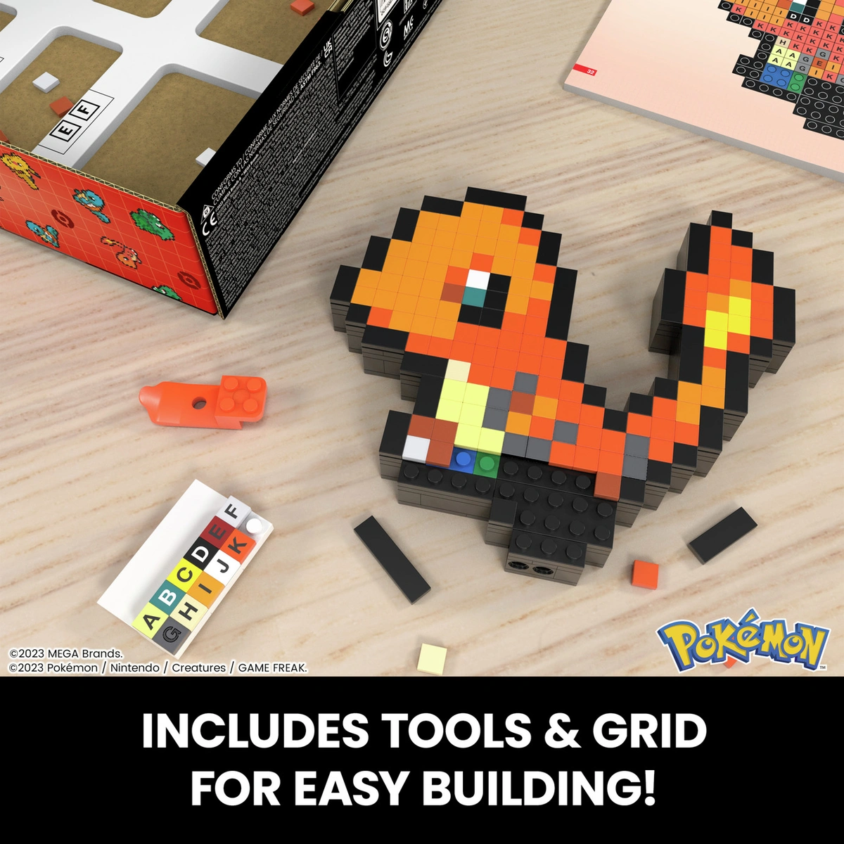 MEGA Pokémon Pixel-Art: Charmander Building Set