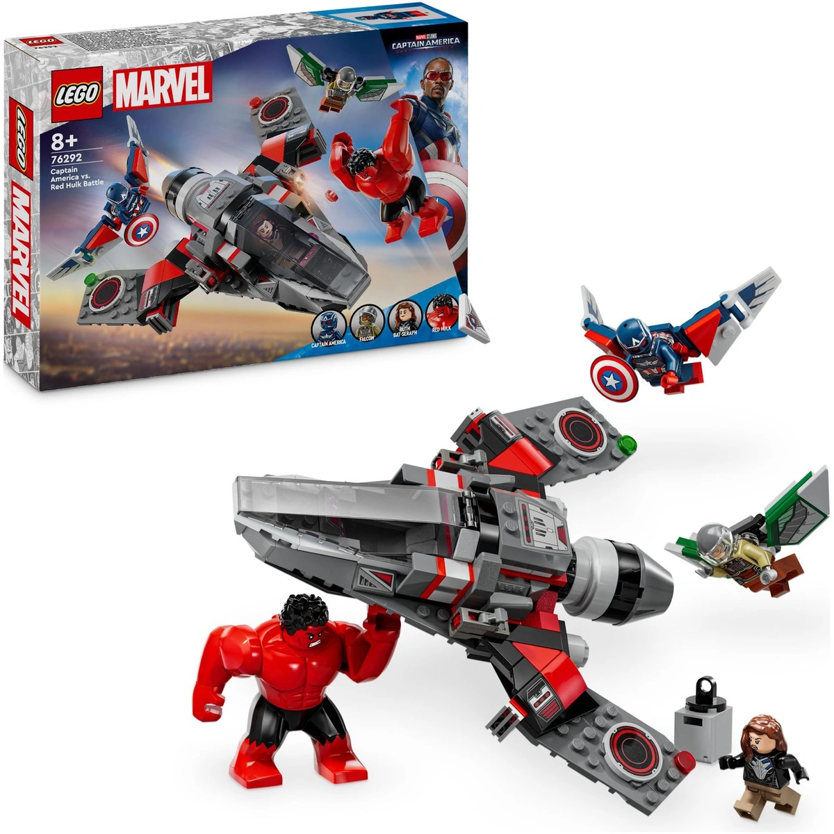 LEGO Marvel Captain America vs. Red Hulk Battle Set 76292