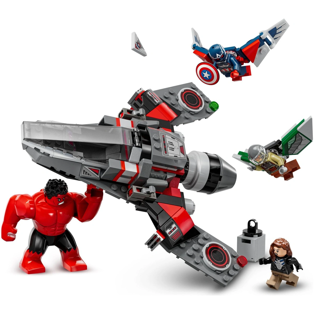 LEGO Marvel Captain America vs. Red Hulk Battle Set 76292