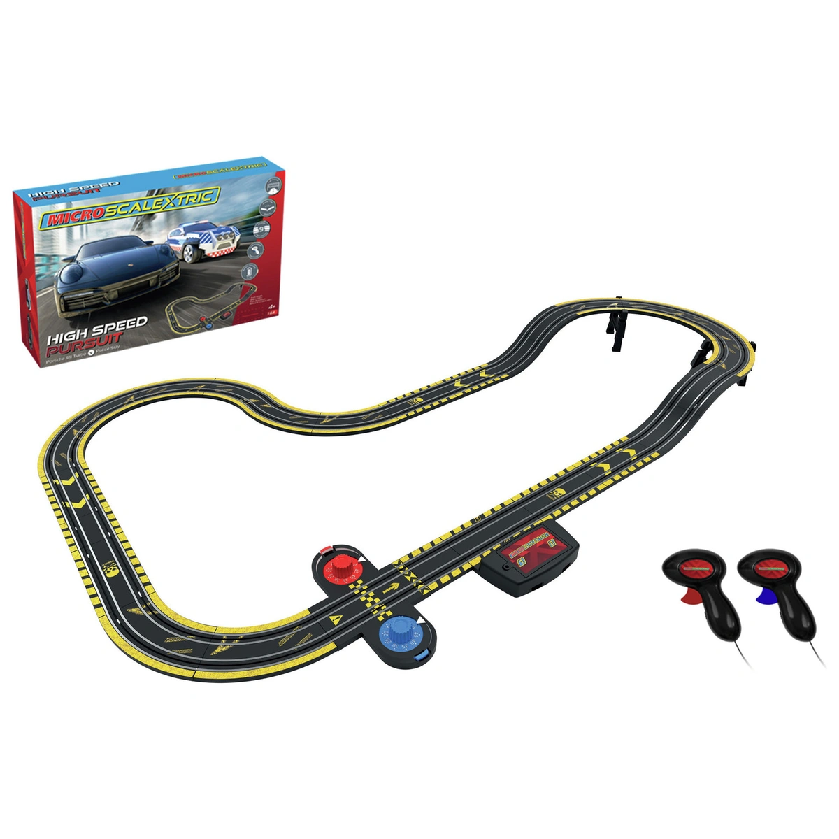 Micro Scalextric High Speed Pursuit Car Track Set