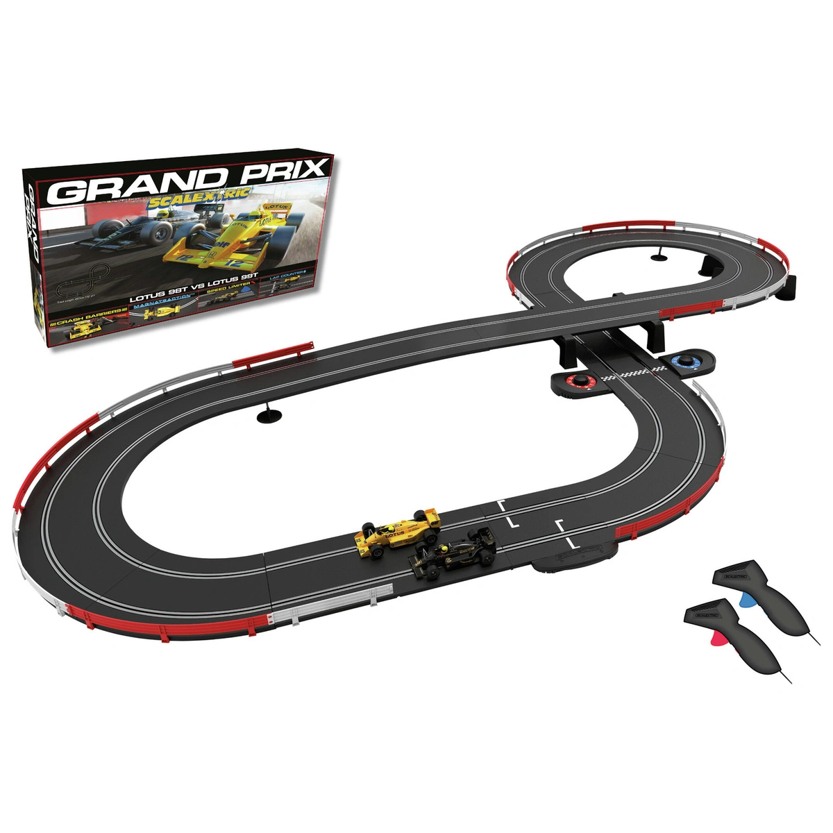 Scalextric C1432M 1980s Grand Prix Cars Race Track Set
