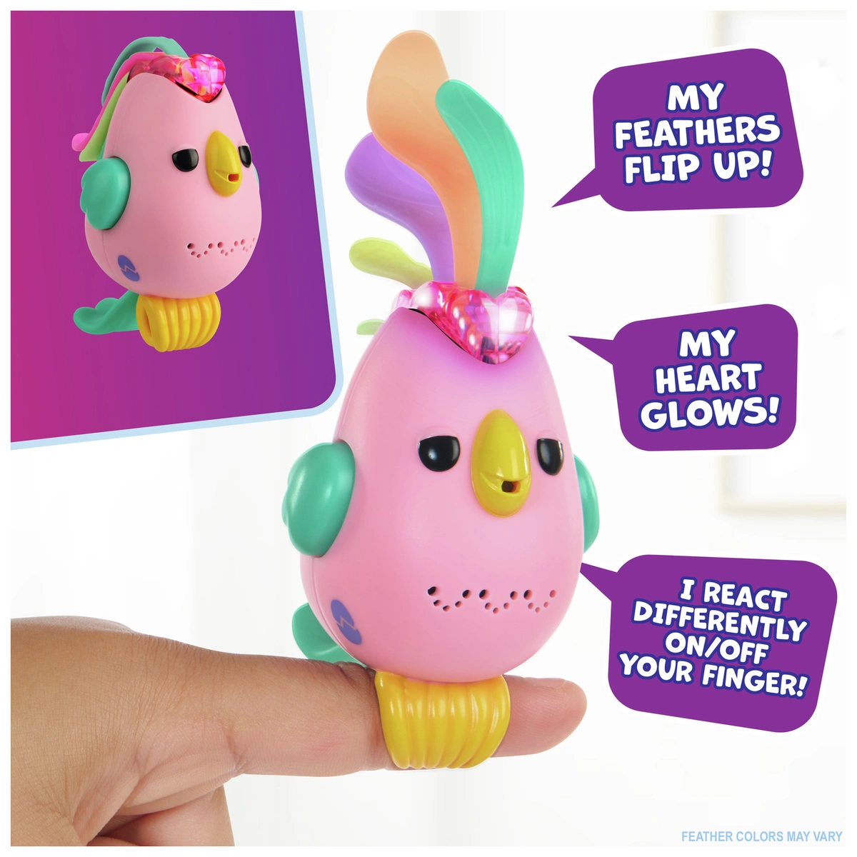 Fingerlings Bird Pink