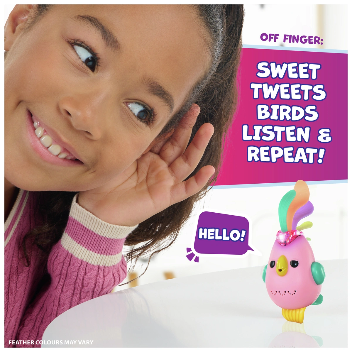 Fingerlings Bird Pink