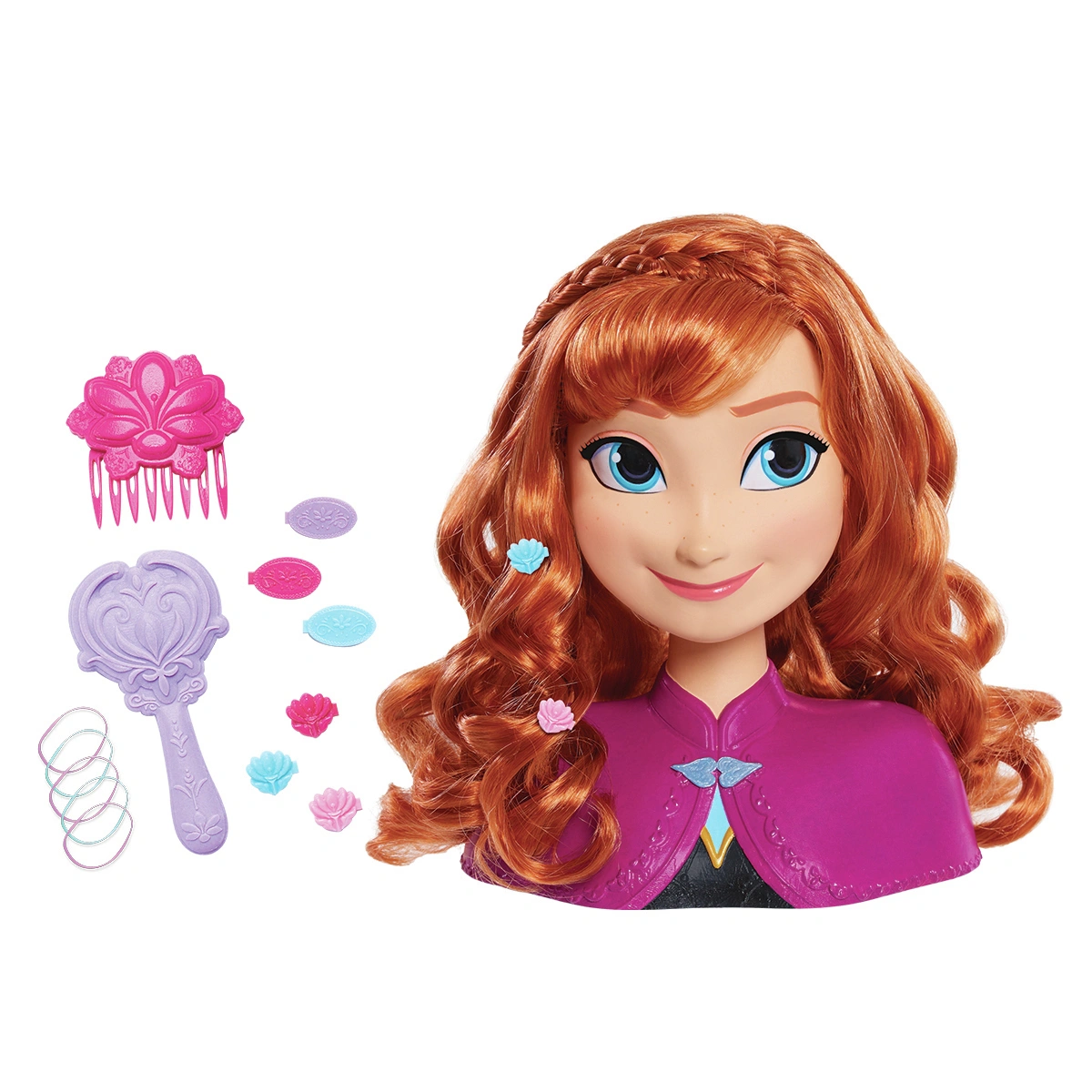 Disney Frozen 2 Anna Styling Head - 7inch/18cm