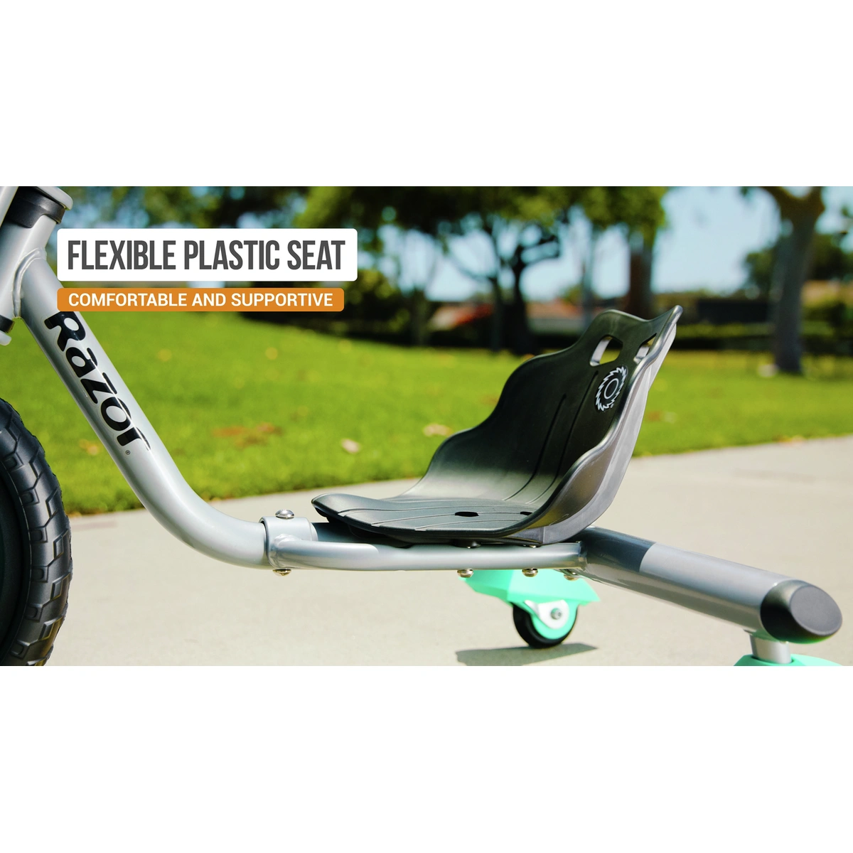Razor RipRider 360 Mini Trike Ride On For Kids - Teal