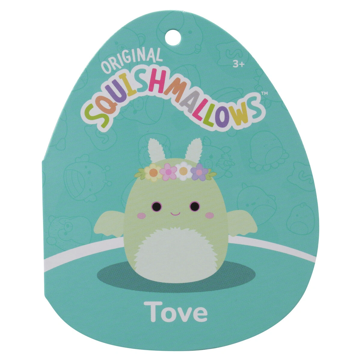 Original Squishmallows 7.5-inch- Tove the Mint Green Mothman