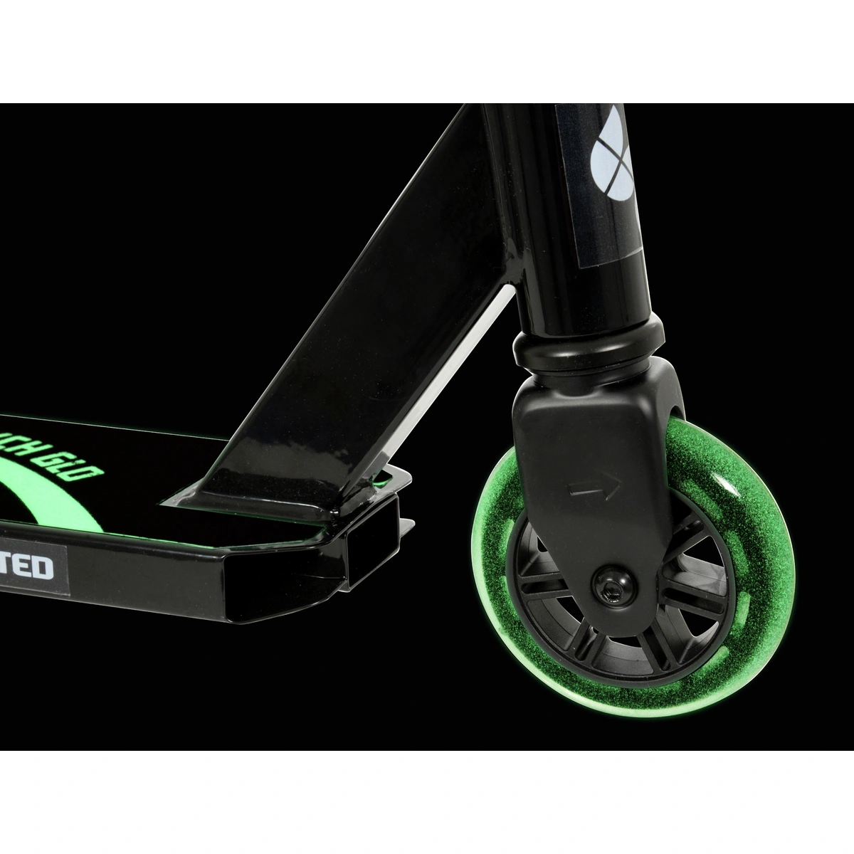 Stunted Psych Glo Kids Glow in the Dark Stunt Scooter