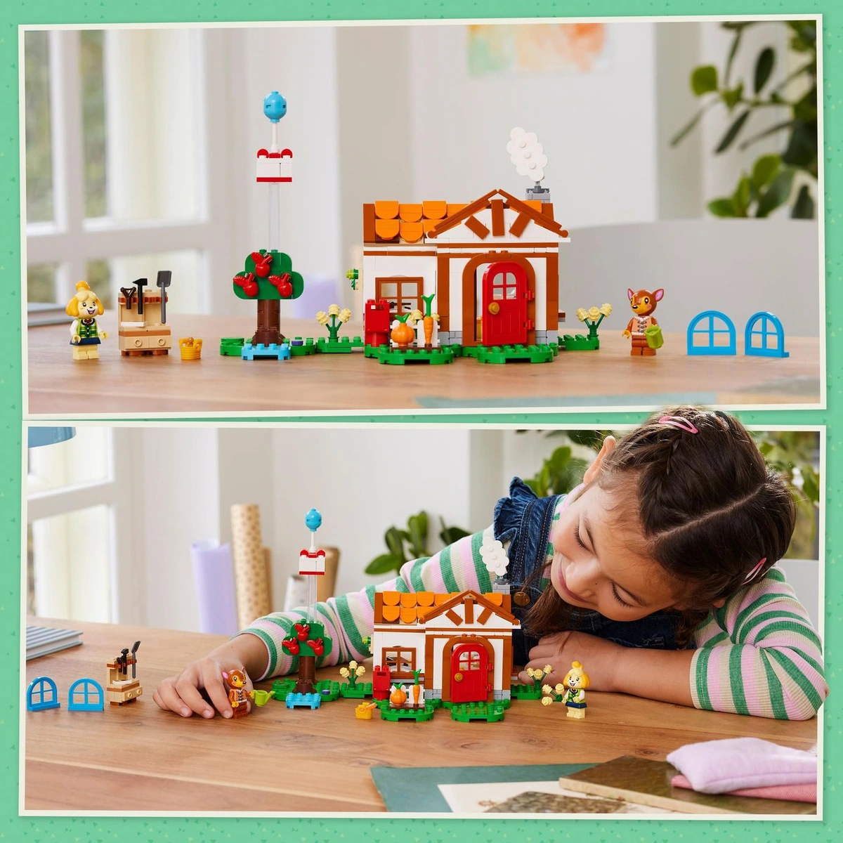 LEGO Animal Crossing Isabelle's House Visit Toy Set 77049