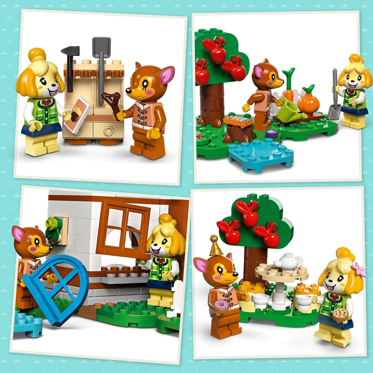 LEGO Animal Crossing Isabelle's House Visit Toy Set 77049