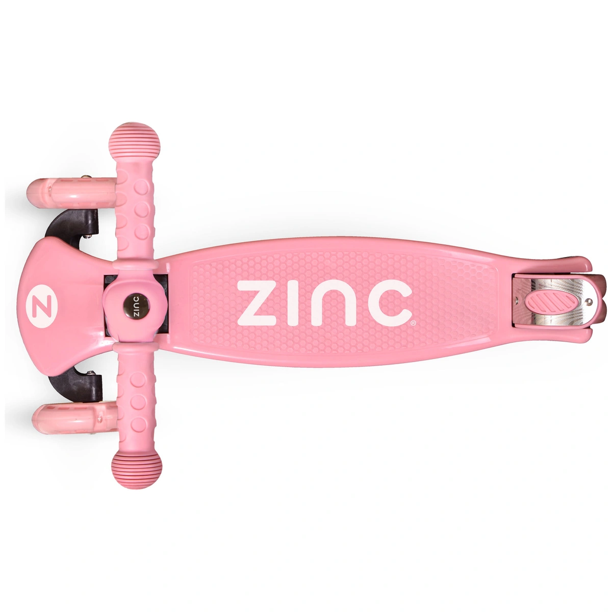 Zinc T-Motion Foldable Light Up 3 Wheel Scooter - Pink