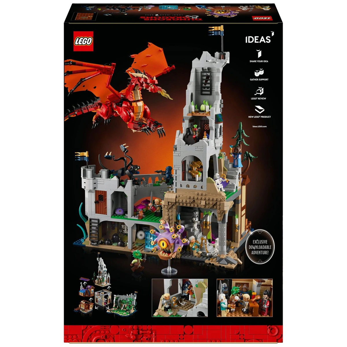 LEGO Ideas Dungeons & Dragons: Red Dragon's Tale Set 21348