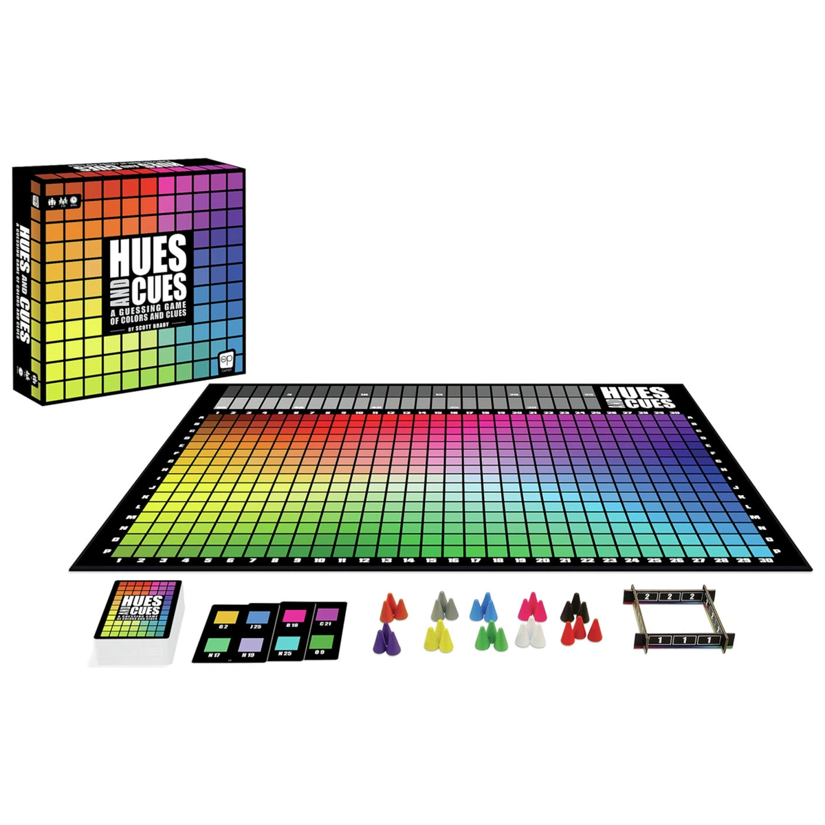 USA-OPOLY Hues and Cues Strategy Game