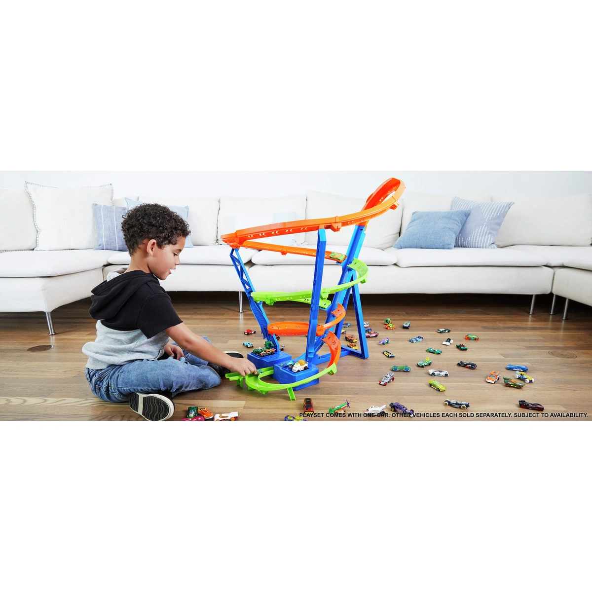 Hot Wheels Action Spiral Speed Crash Playset