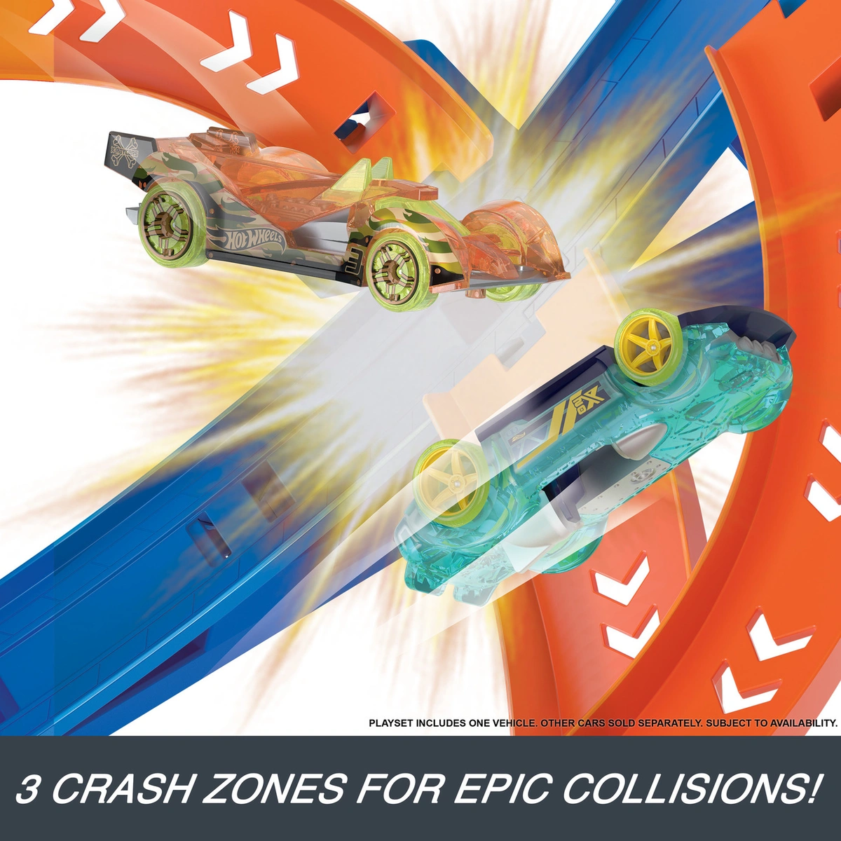 Hot Wheels Action Spiral Speed Crash Playset