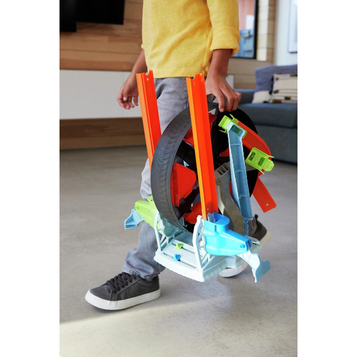 Hot Wheels Spinwheel Challenge Track Launchers Playset