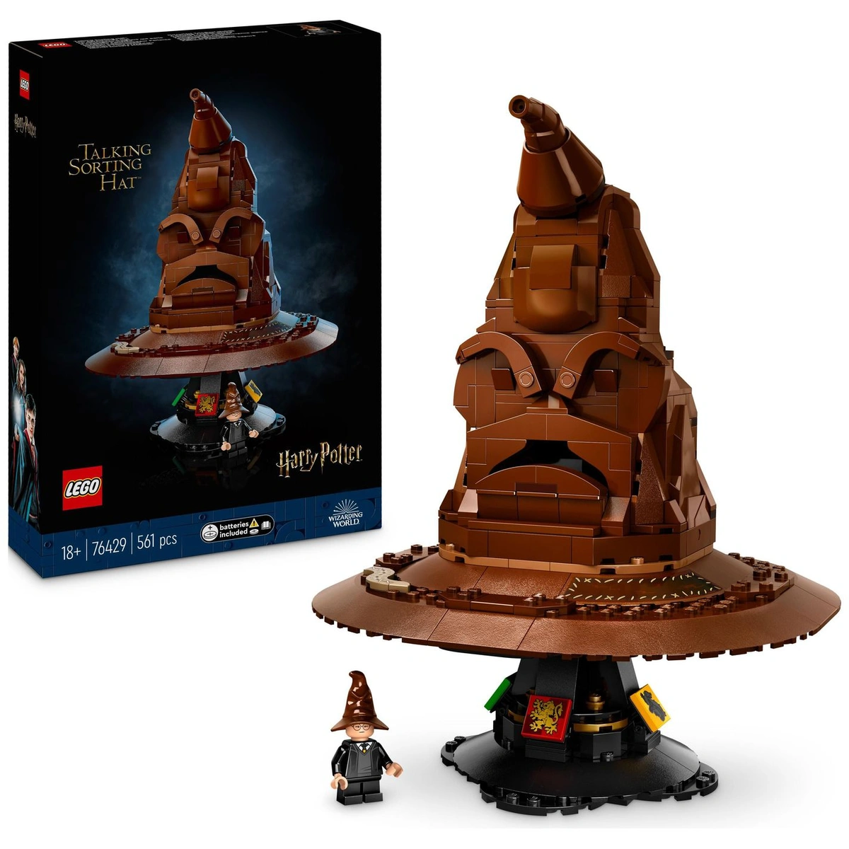LEGO Harry Potter Talking Sorting Hat Set for Adults 76429