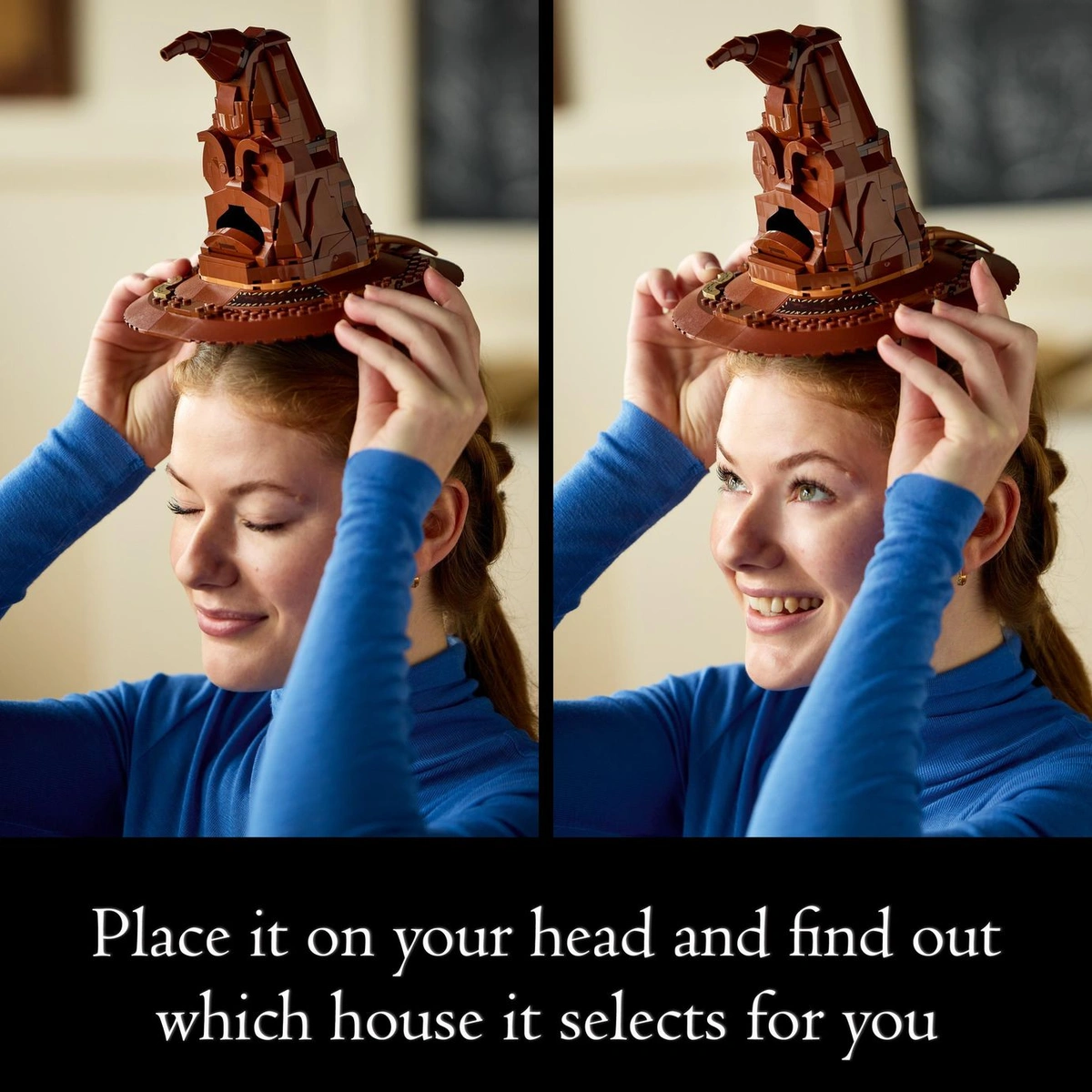 LEGO Harry Potter Talking Sorting Hat Set for Adults 76429
