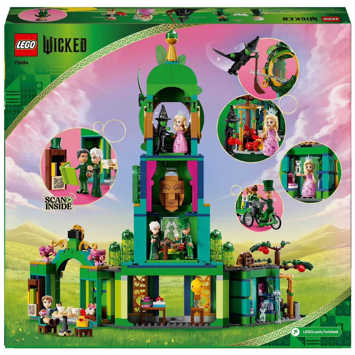 LEGO Wicked Welcome to Emerald City Building Toy Set 75684