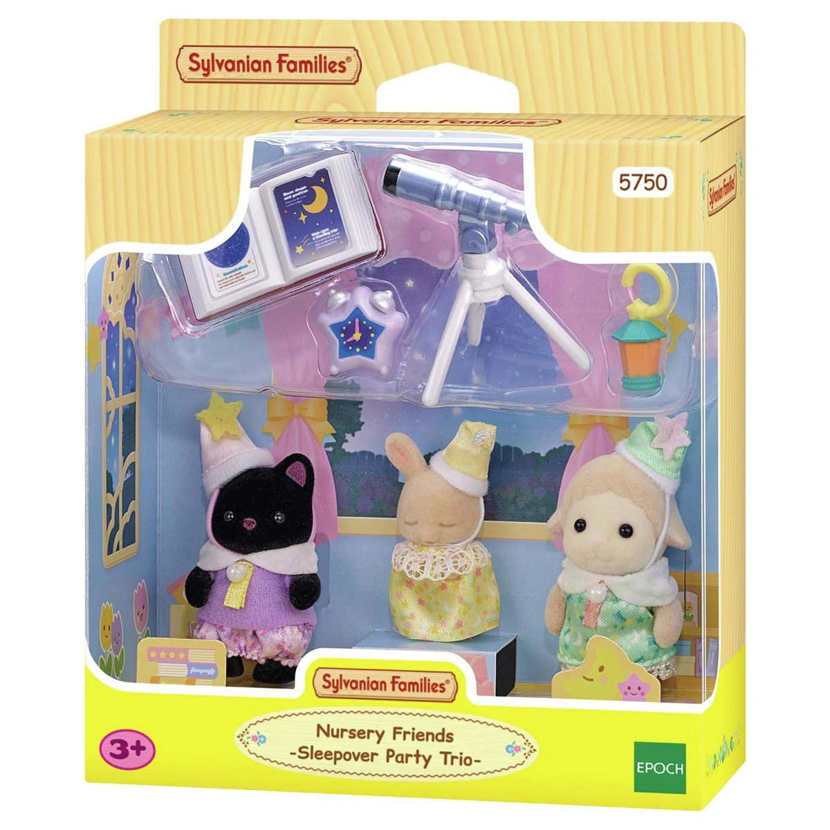 Sylvanian Families Nursery Sleepover Party Trio Set