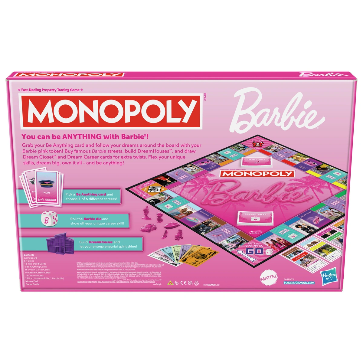 Monopoly Barbie Board Game from Hasbro Gaming