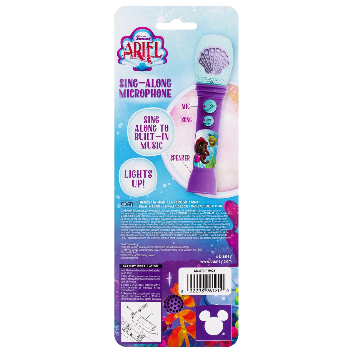 Disney Junior Ariel Singalong Microphone